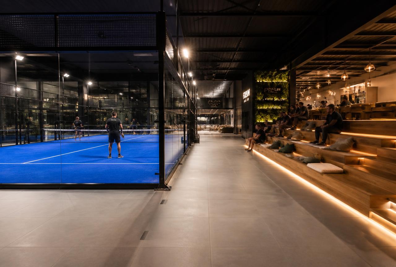 Padel + Play Riverside courts